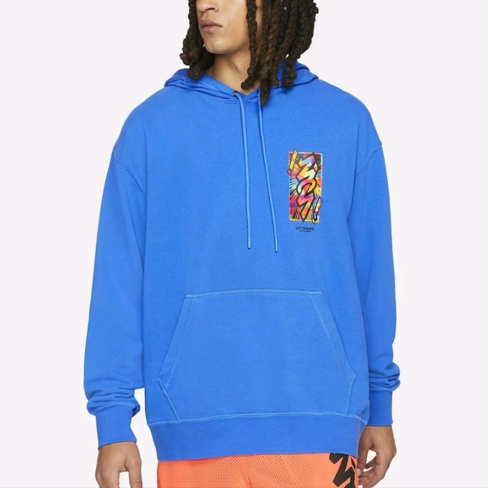 Nike Air Jordan Dri-FIT Zion Men's Hoodie Signal Blue/White Dh0598-403